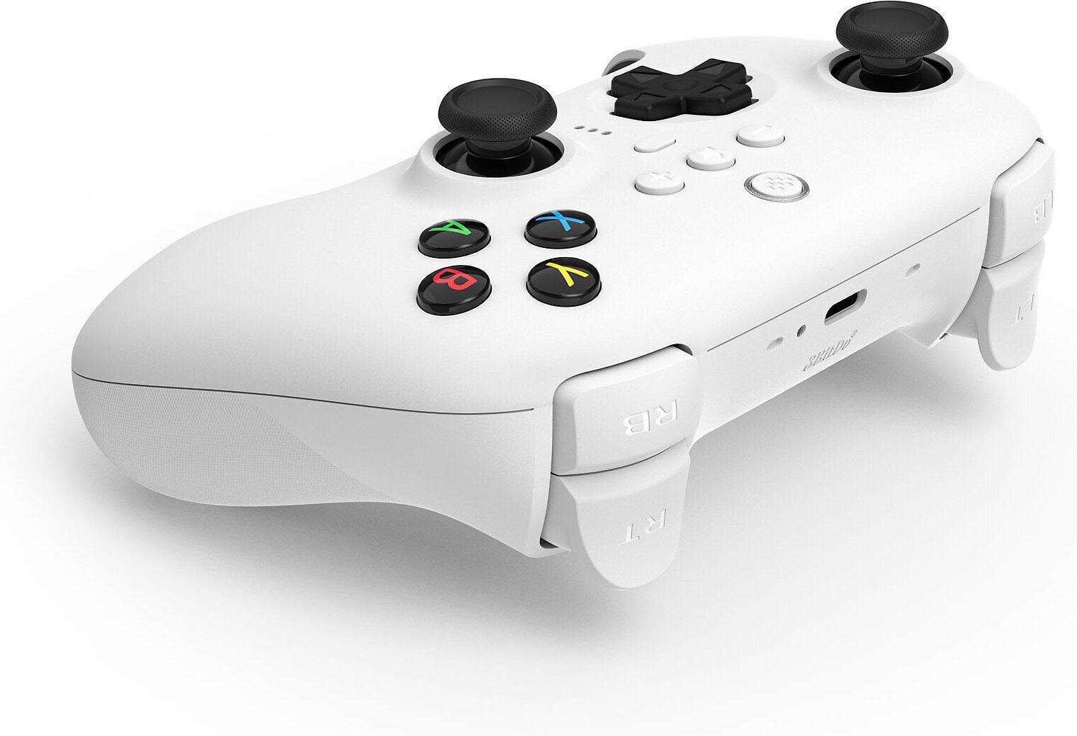 8BitDo Ultimate belaidis pultelis su pakrovimo stotele (Baltas)