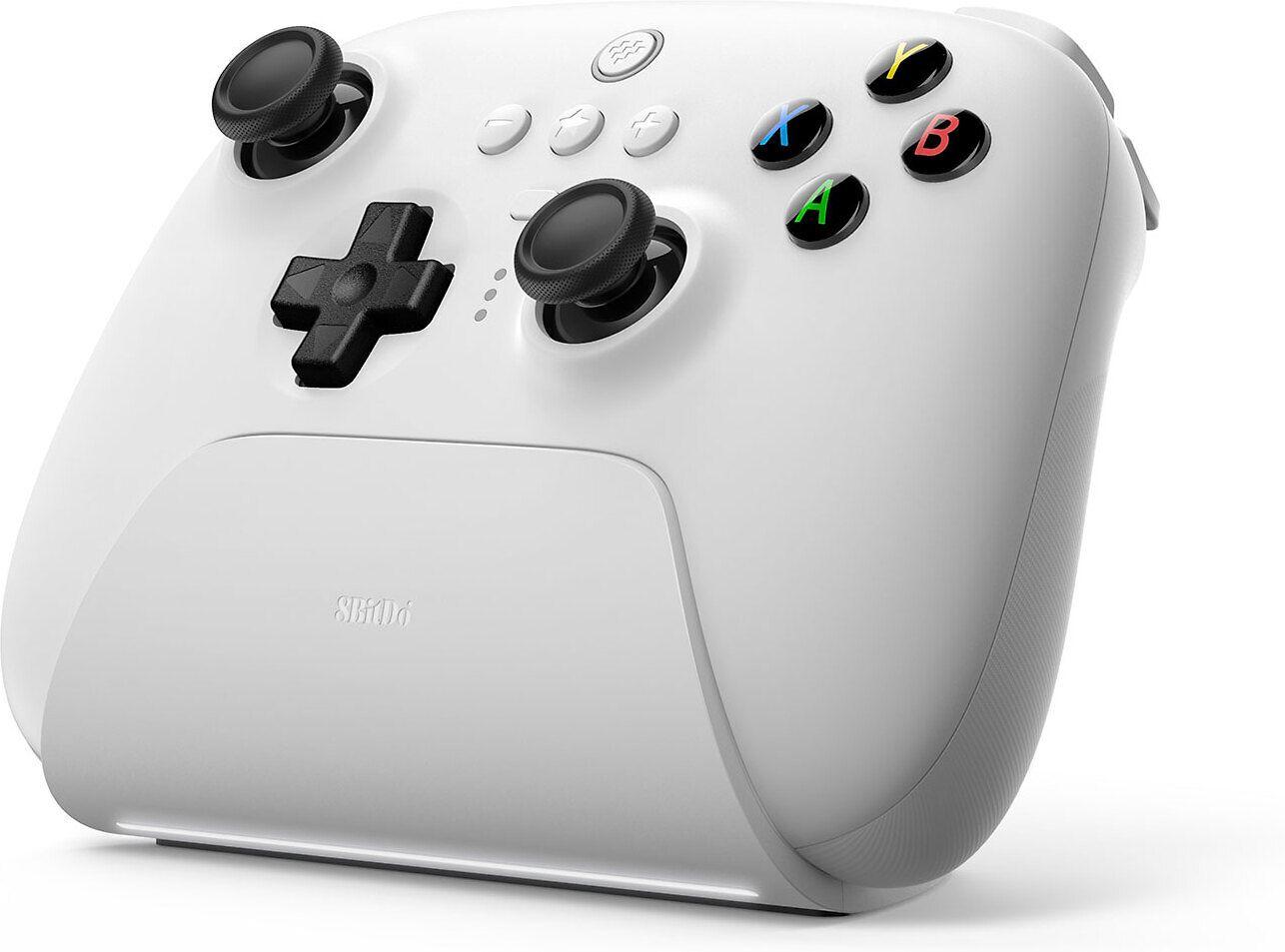 8BitDo Ultimate belaidis pultelis su pakrovimo stotele (Baltas)