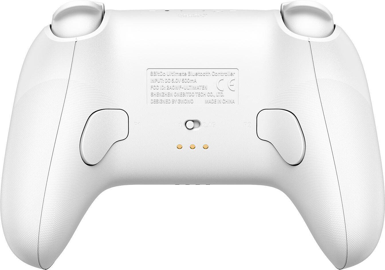 8Bitdo Ultimate Bluetooth Žaidimo pultas su įkrovimo doku, skirtas Switch ir Windows - baltas