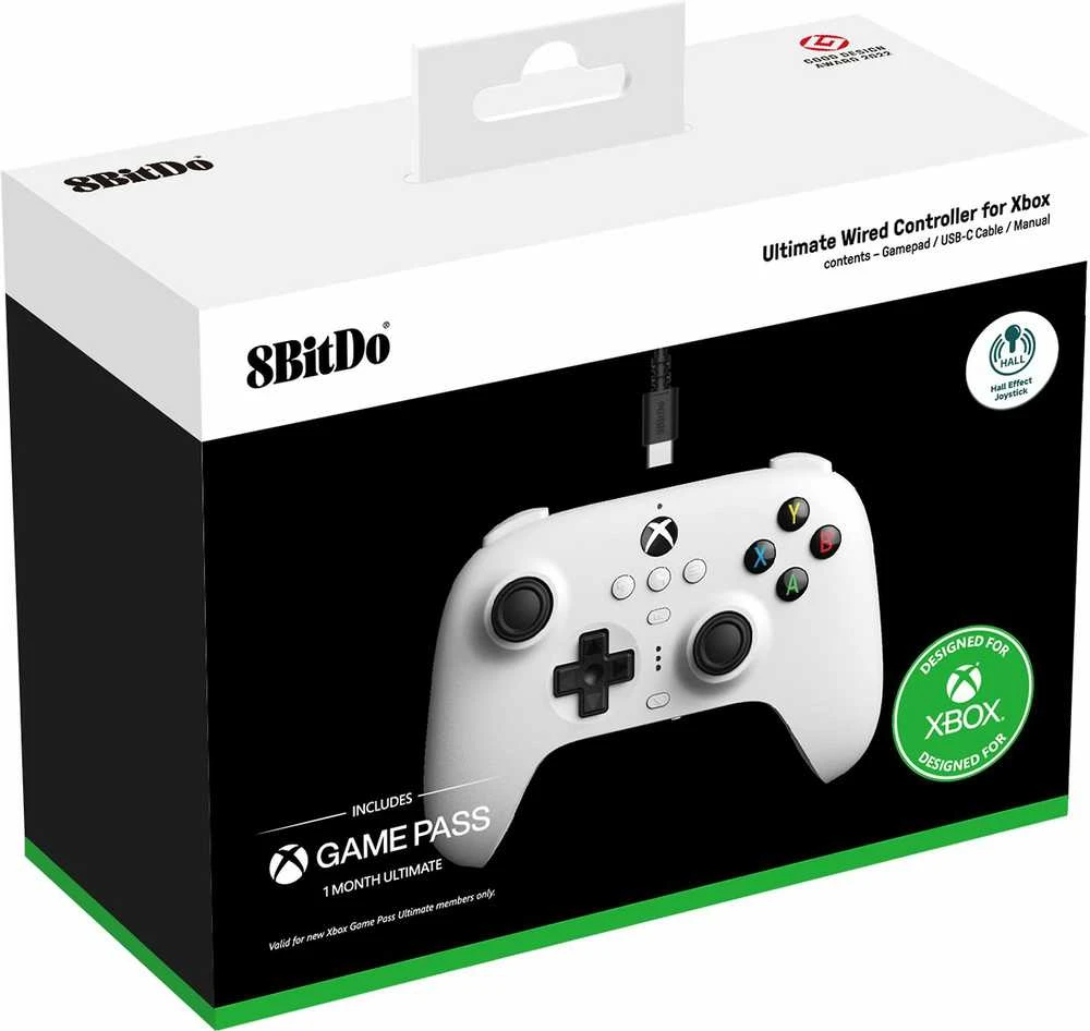 8BitDo Ultimate Laidinis XBOX valdiklis | Balta