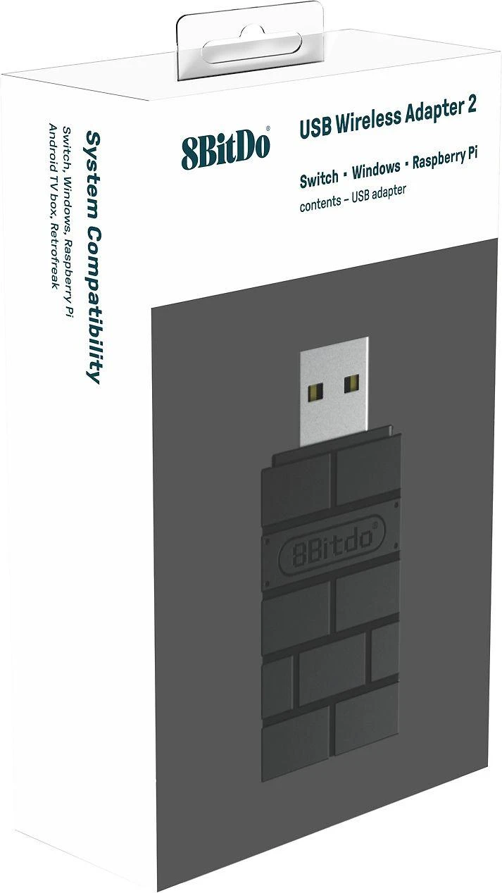 8BitDo USB belaidis adapteris 2 (juodas)