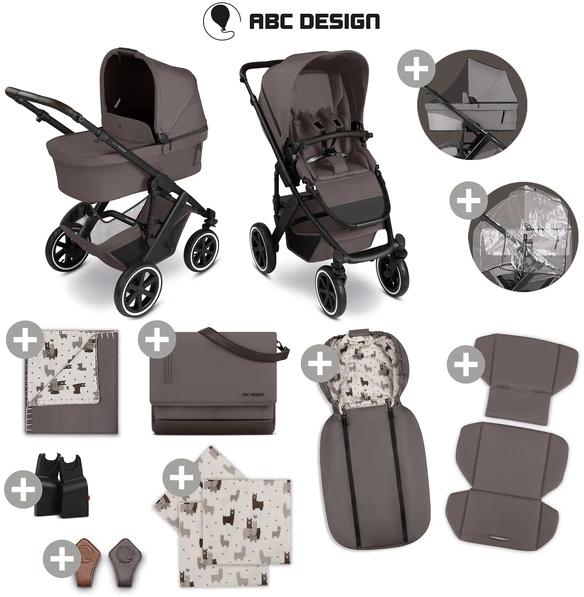 ABC Design Salsa 5 Air 2-in-1 yhdistelmävaunut, Marron