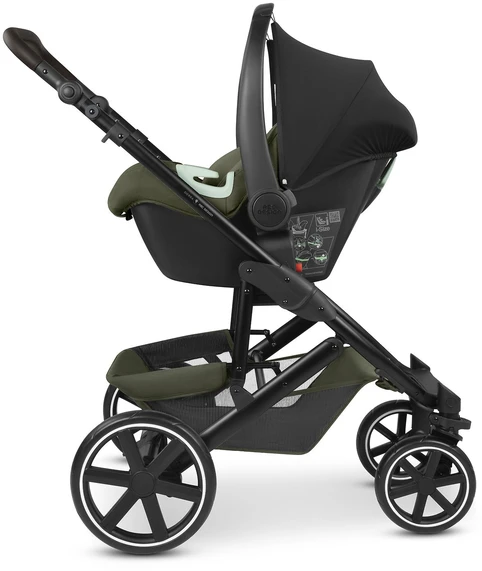 ABC Design Sierra All in One yhdistelmävaunut, 3-in-1 paketti, Pea