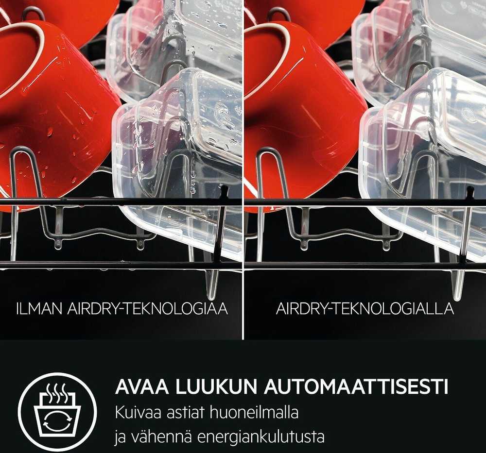Indaplovė AEG FBB84707PM 8000-sarjan astianpesukone, teräs