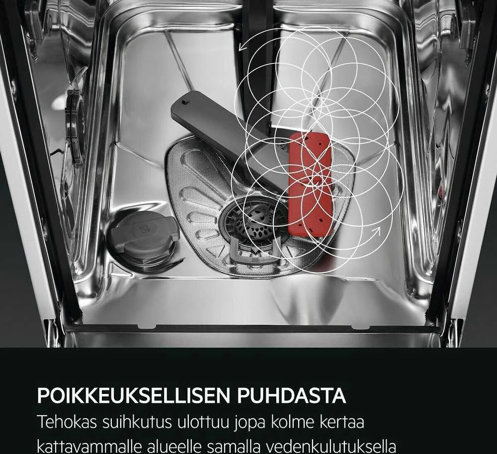 Indaplovė AEG FSE63657P 7000-sarjan astianpesukone, integroitava