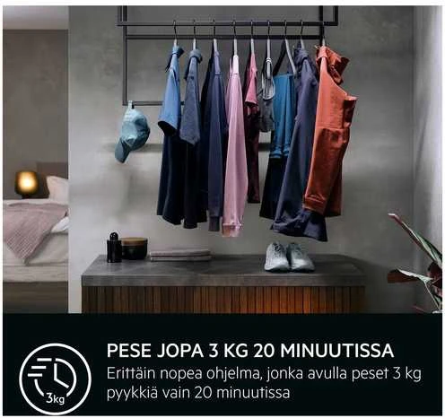 Skalbimo mašina AEG LR722K86O 7000, Baltos spalvos