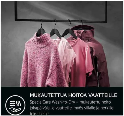 Skalbimo mašina AEG LWR722L94R 7000-sarjan kuivaava pesukone