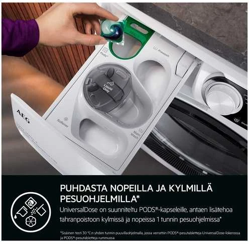 Skalbimo mašina AEG LWR734N86U 7000-sarjan kuivaava pesukone