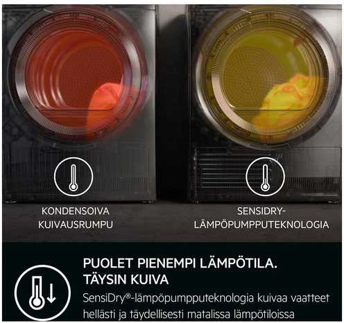 Džiovyklė AEG TR722O84D 7000-sarjan kuivausrumpu