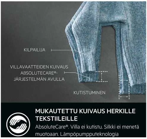 Džiovyklė AEG TR934N85C 9000-sarjan kuivausrumpu