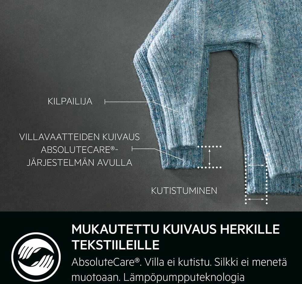 Džiovyklė AEG TR934N85C 9000-sarjan kuivausrumpu