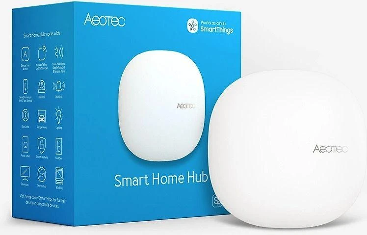 Aeotec išmaniųjų namų šakotukas – veikia kaip „SmartThings“ šakotukas, ES, Z-Wave, Zigbee 3.0, WiFi | AEOTEC | Išmaniųjų namų šakotukas | GP-AEOHUBV3EU | Z-Wave, Zigbee 3.0, WiFi
