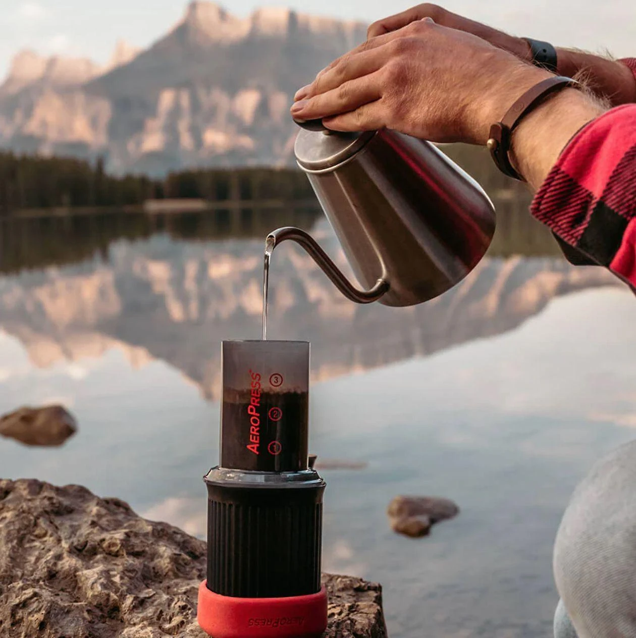 Aeropress Go kelioninis kavos presas
