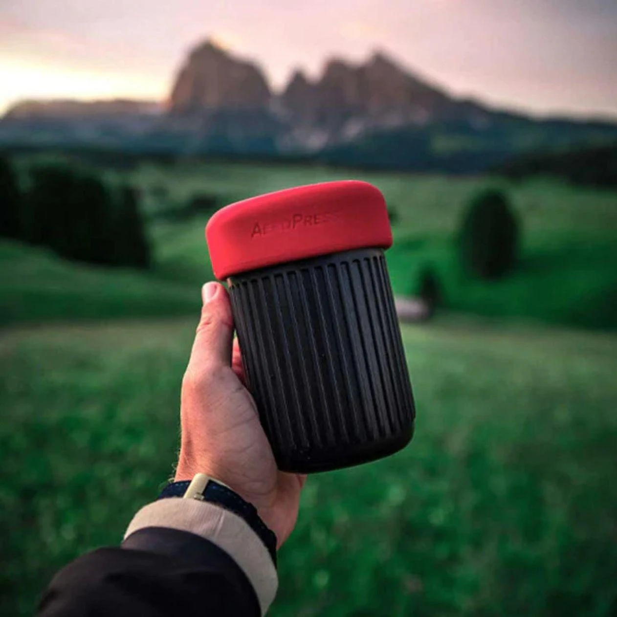 Aeropress Go kelioninis kavos presas