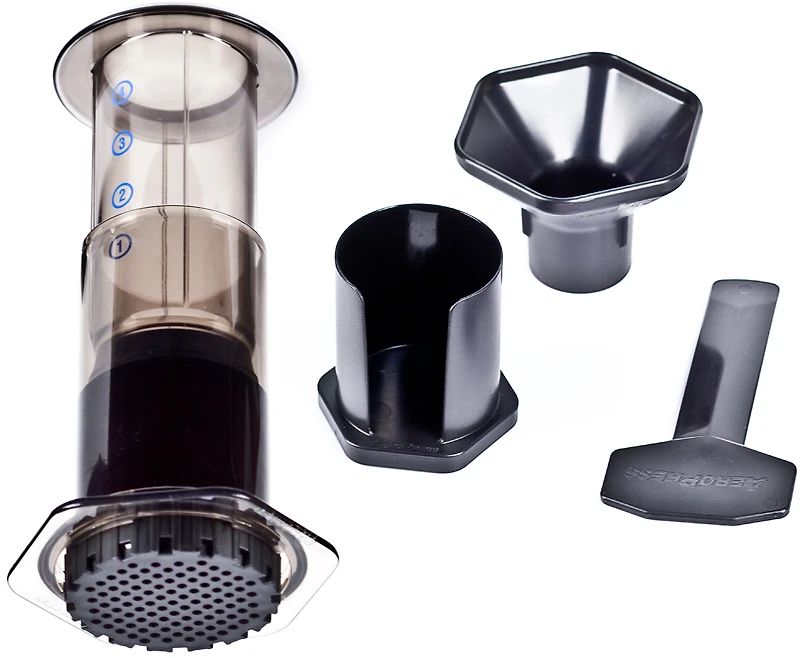 Aeropress kavinukas su priedų rinkiniu