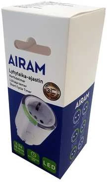 Airam 2623317 trumpalaikis laikmatis, 15-75 min, IP20
