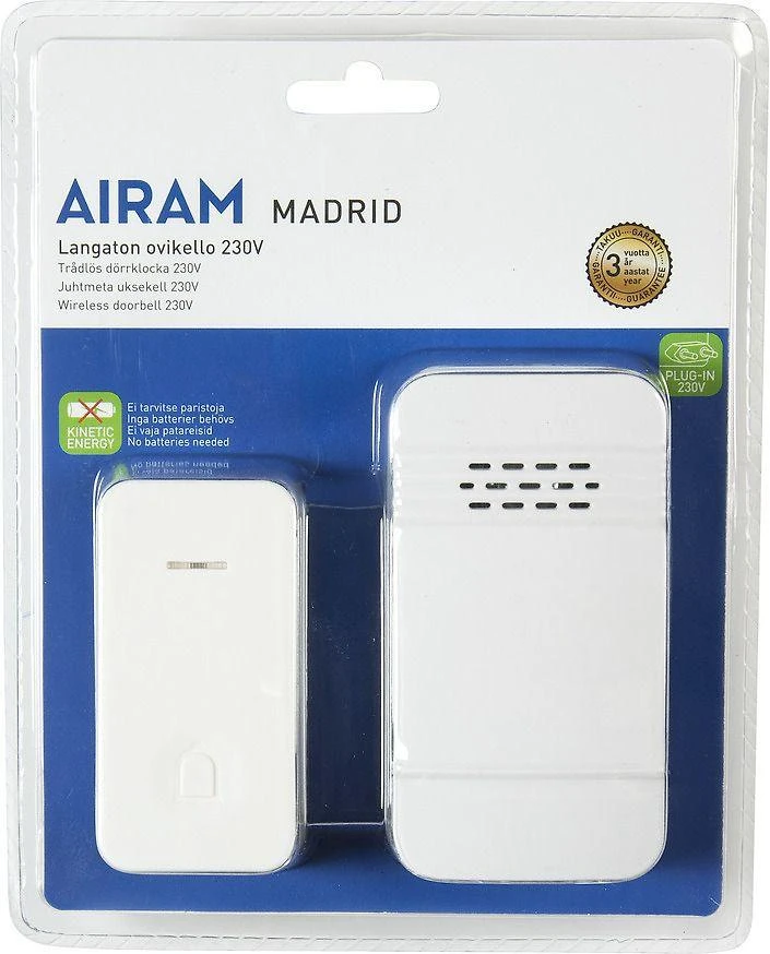 Airam 7020502 durų skambutis Madrido kinetika
