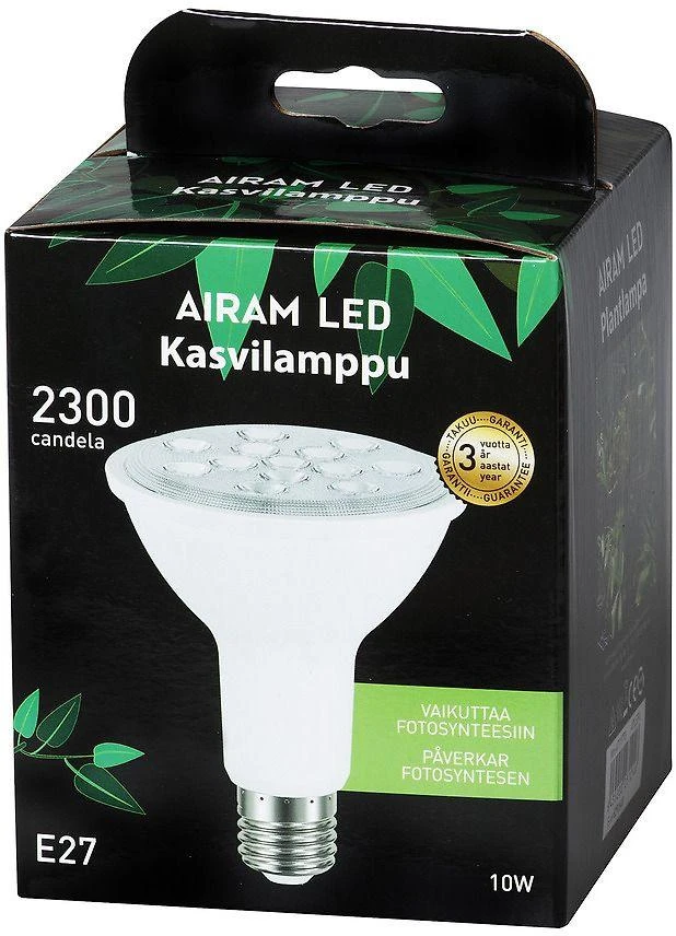 Airam Fiora augalinė lempa, E27, 3500 K, 800 lm