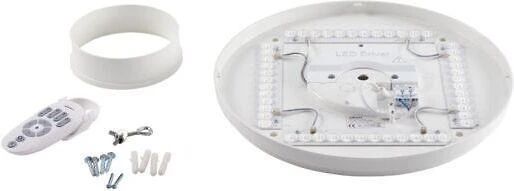 Airam Gaia Slim Round lubinis šviestuvas, 22W, 2700-6500K, baltas, 40 cm