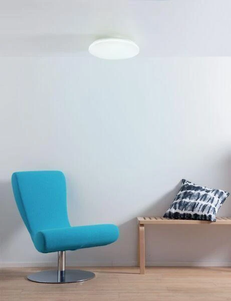 Airam Gaia Slim Round lubinis šviestuvas, 22W, 2700-6500K, baltas, 40 cm