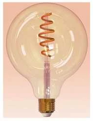 Airam SmartHome Globe 125 -älylamppu, E27, amber, 350lm, 1800-3000K, WiFi