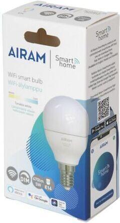 Airam SmartHome reklaminė lempa, E14, opalas, 470 lm, derinama balta, WiFi
