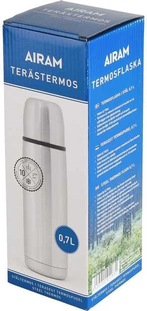 Airam terästermos 0,7 l