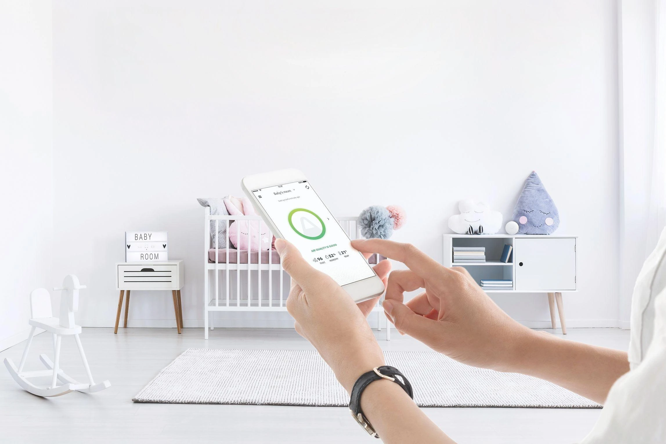 Airthings Wave Mini oro kokybės matuoklis