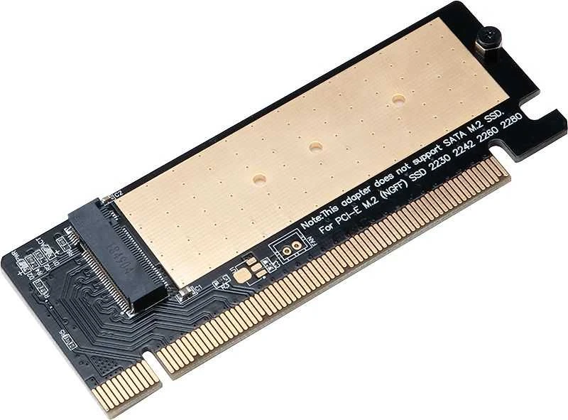 Akasa M.2 PCIe Adapteris with Cooler – juodas