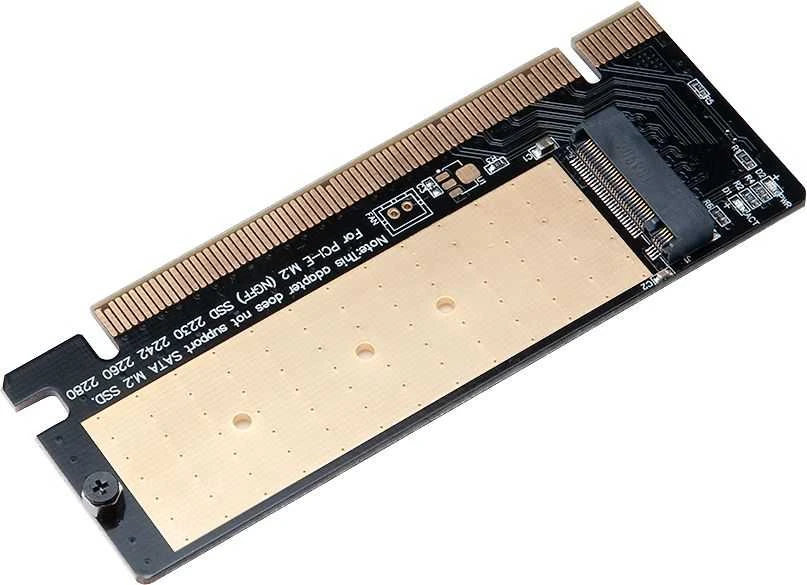 Akasa M.2 PCIe Adapteris with Cooler – juodas