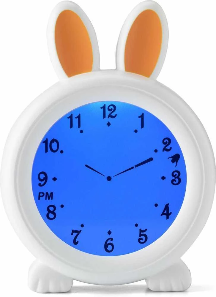Naktinė lempa yra žadintuvas, miego treniruoklis Alecto BC100BUNNY