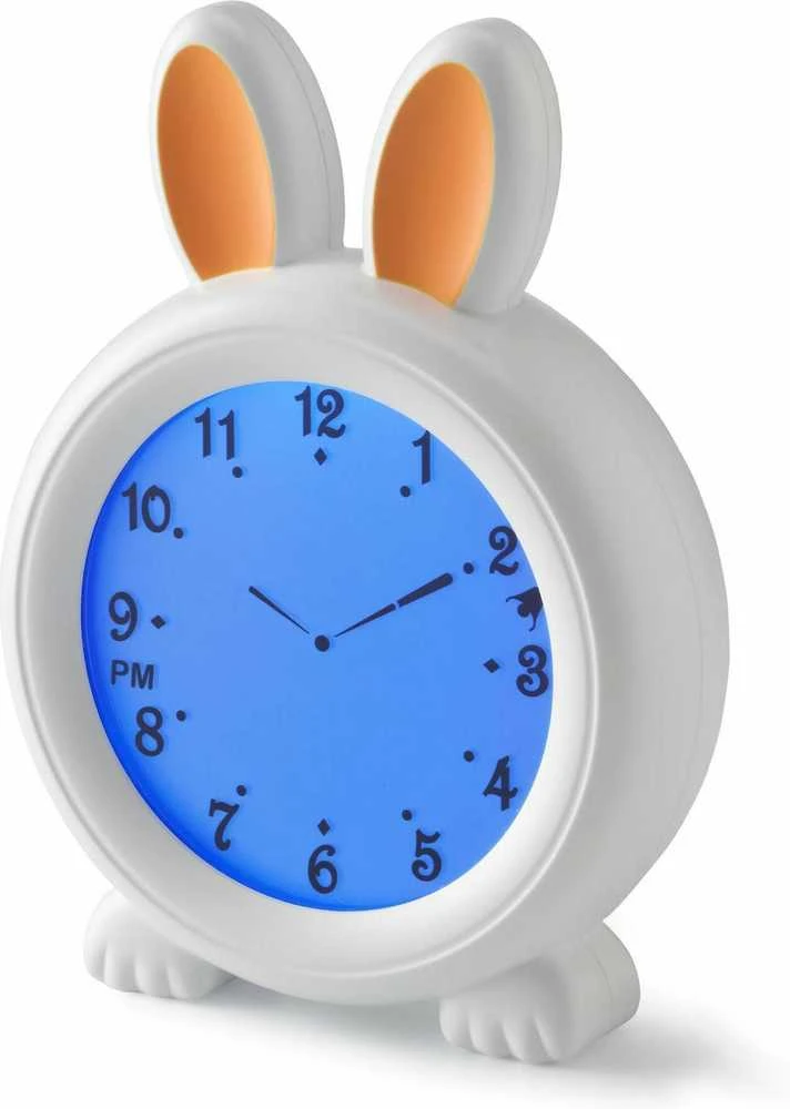 Naktinė lempa yra žadintuvas, miego treniruoklis Alecto BC100BUNNY