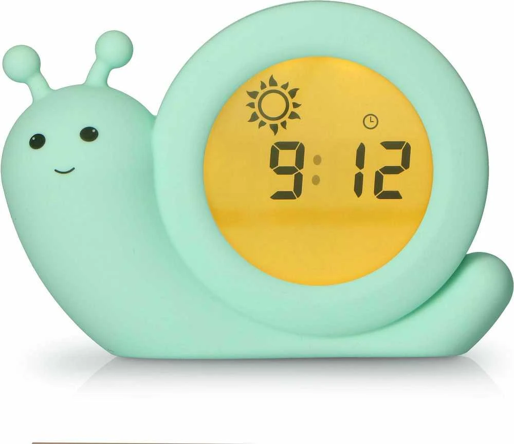 Niania Usorteret Alecto Baby Simon Snail miego ritmo žadintuvas, mėtinės žalios spalvos