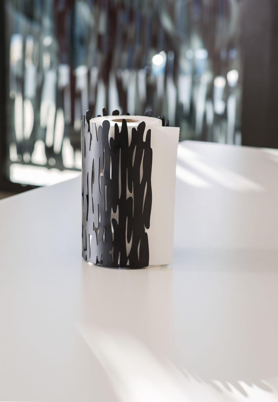 Alessi BARK virtuvės rankšluosčių laikiklis - juodas