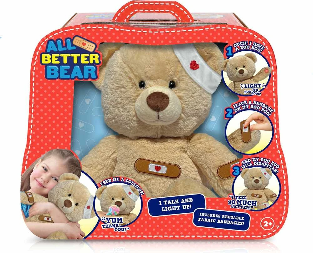 BOO-BOO BEAR Interaktyvus meškiukas - Pacientas (lietuvių kalba)
