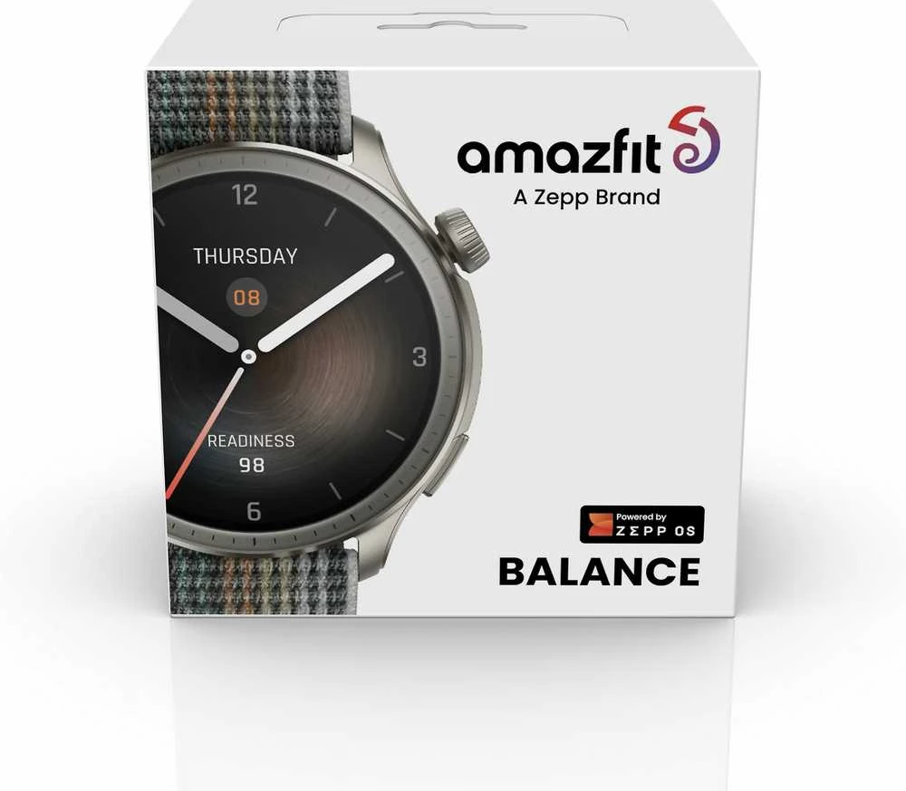 Išmanusis laikrodis Amazfit Balance, Pilkos spalvos korpusas su nailoniniu dirželiu