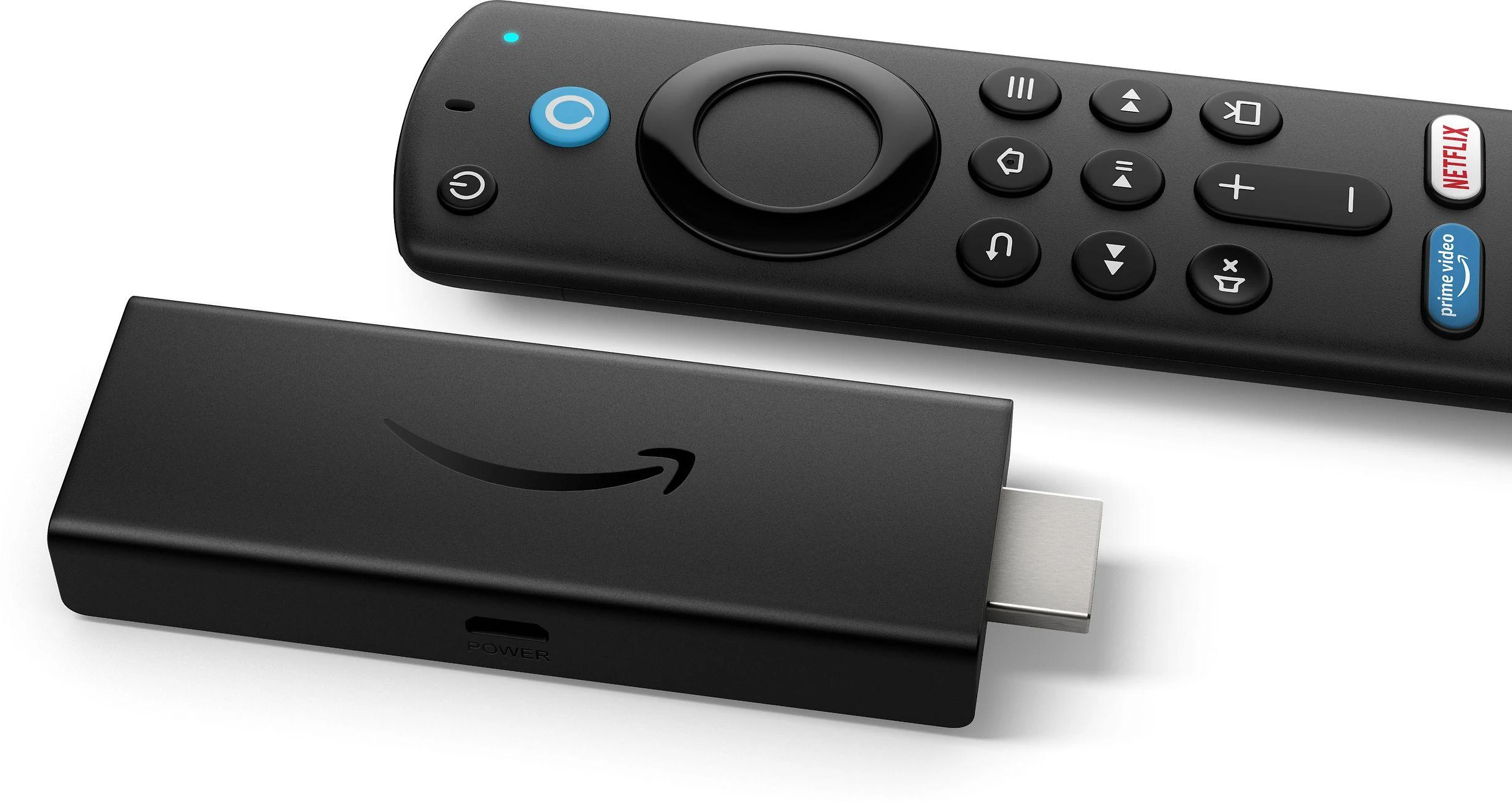 Vaizdo grotuvas „Amazon Fire TV Stick Alexa 2021“.