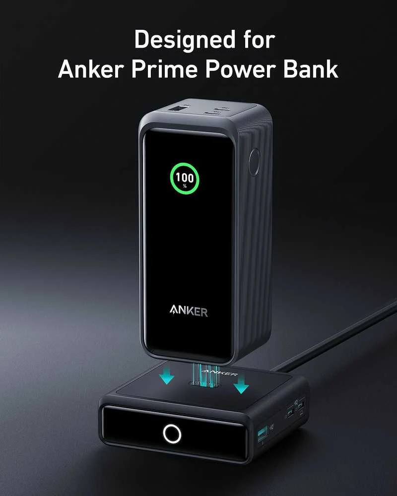 Stalinis Įkroviklis - Anker Prime 100W, Juodas
