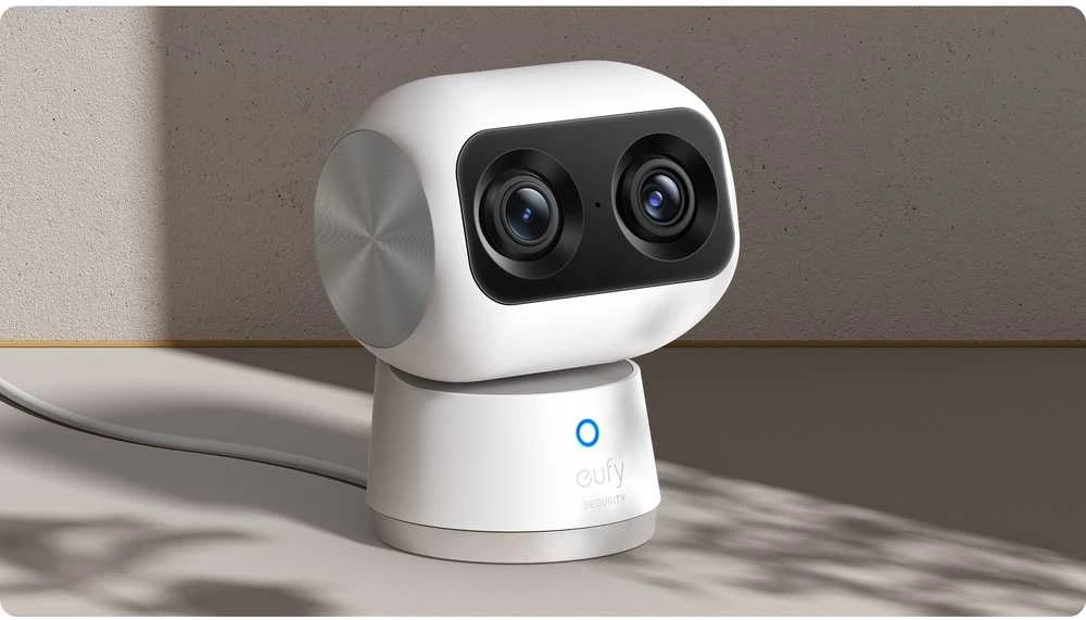 „Anker Eufy“ | Apsaugos kamera viduje | S350 | Ant stalo statoma | Plataus kampo objektyvas | „Micro SD“, maks. 128 GB