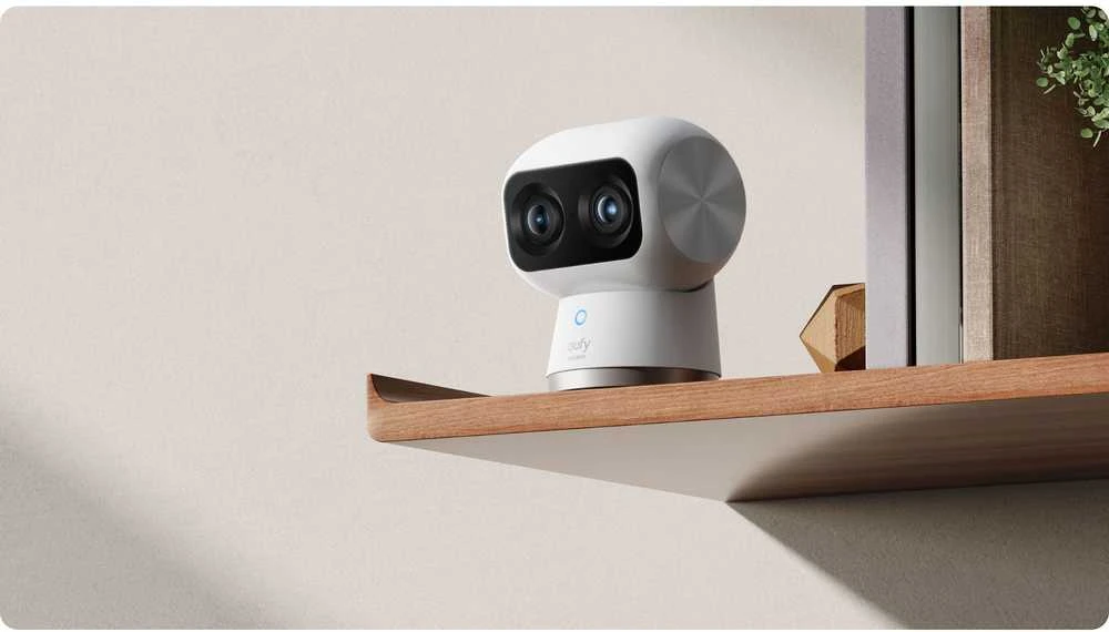 „Anker Eufy“ | Apsaugos kamera viduje | S350 | Ant stalo statoma | Plataus kampo objektyvas | „Micro SD“, maks. 128 GB