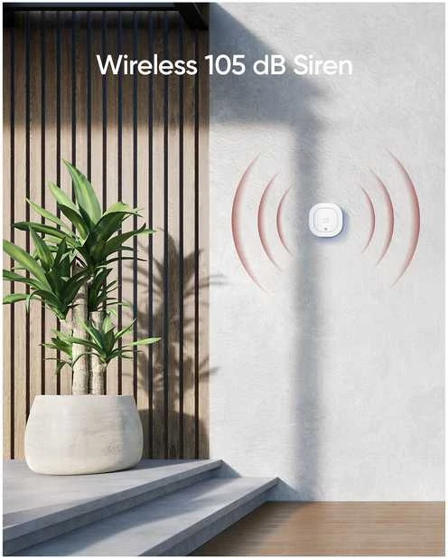 Anker ANR Eufy T89703D1 sirena Belaidė sirena Balta