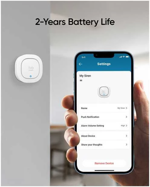 Anker ANR Eufy T89703D1 sirena Belaidė sirena Balta