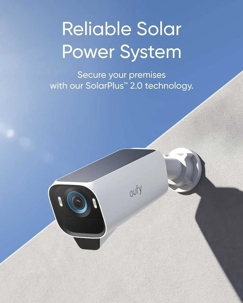 Anker Eufy eufyCam S3 Pro 3-Cam Kit Juodas+Baltas