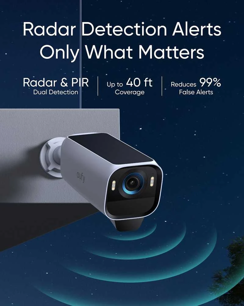 Anker Eufy eufyCam S3 Pro Add-on Cam Juodas+Baltas