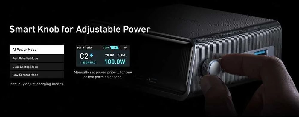 „Anker Prime“ įkroviklis (250 W, 6 prievadai, „GaNPrime“) | A2345341