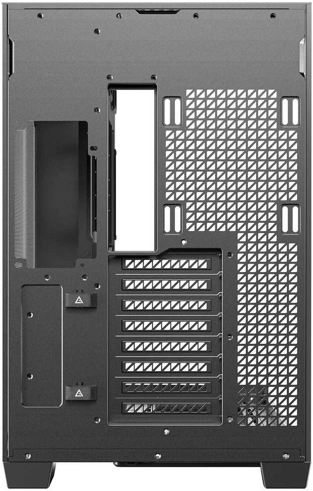 „Antec C8 Midi-Tower“, grūdintas stiklas ir mediena