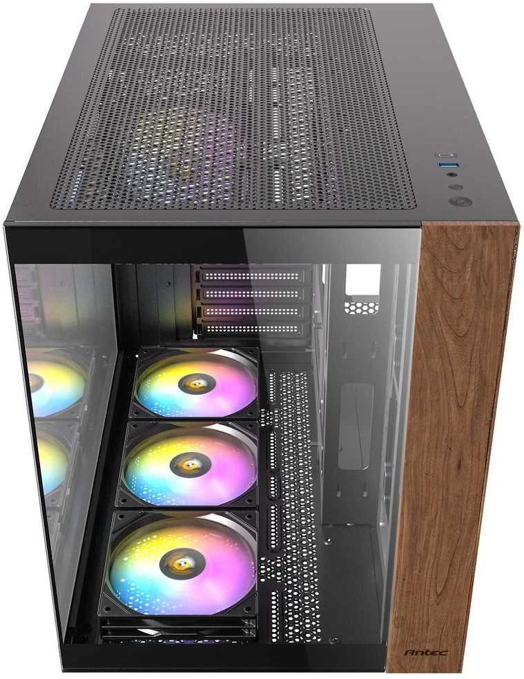 Antec CX800 ARGB Midi-Tower, grūdintas stiklas - medis