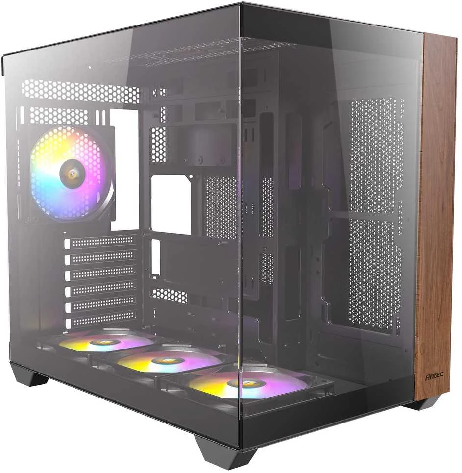 Antec CX800 ARGB Midi-Tower, grūdintas stiklas - medis