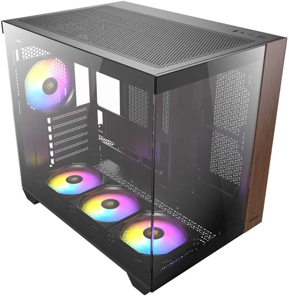 Antec CX800 ARGB Midi-Tower, grūdintas stiklas - medis