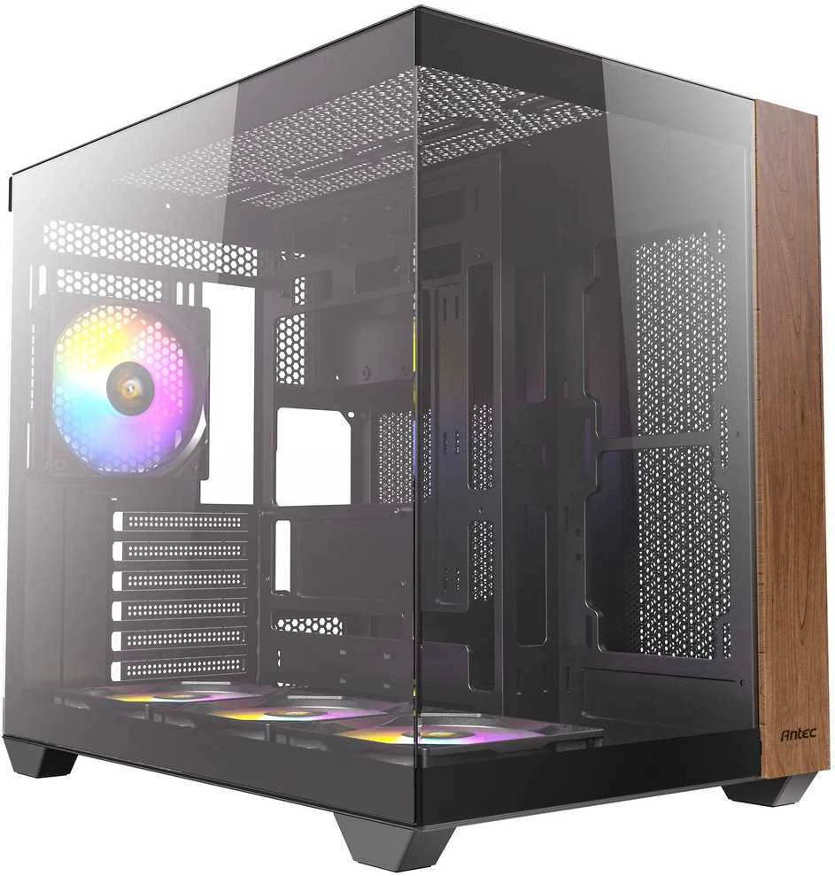 Antec CX800 ARGB Midi-Tower, grūdintas stiklas - medis